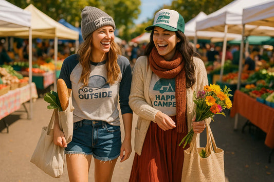 5 ways to style your happy camper gear from trail to town 🏔️-➡️-🏙️ | funk+fina - f u n k + f i n a