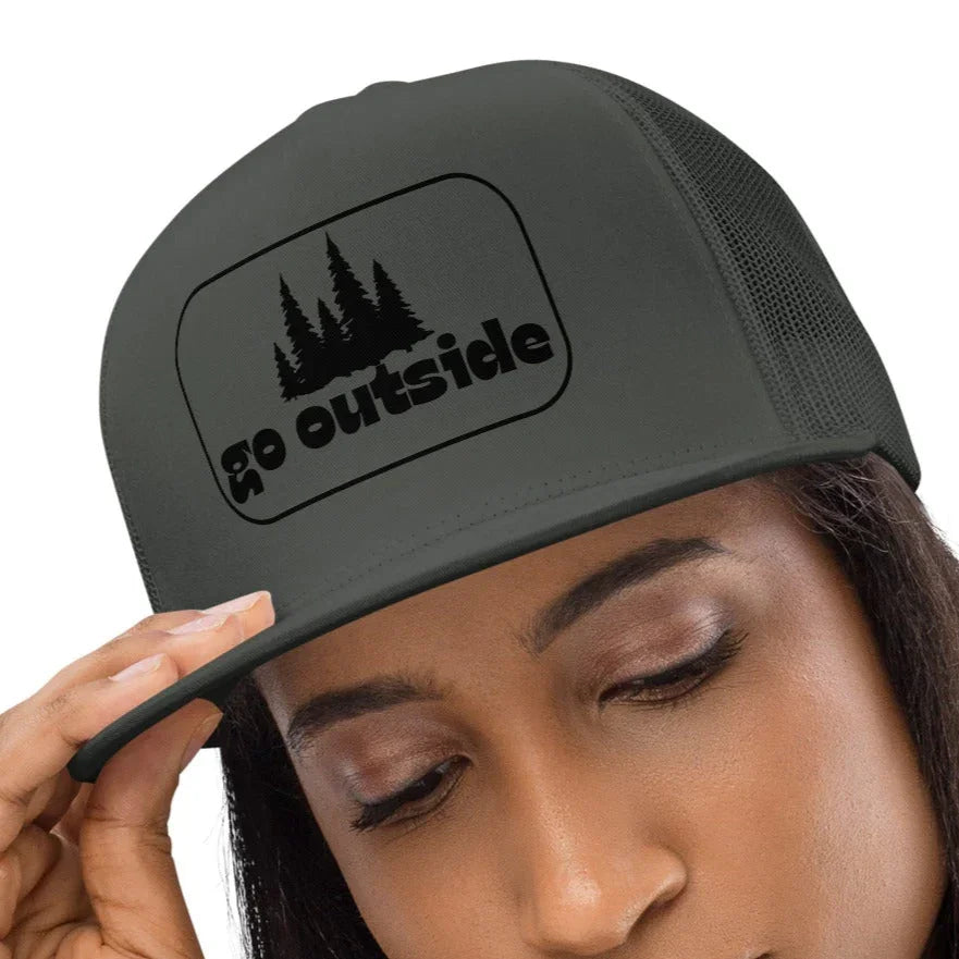 go outside | 5-panel trucker cap - f u n k + f i n a