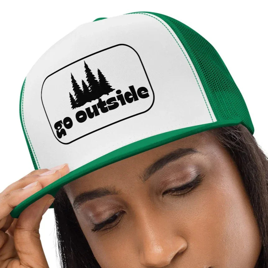 go outside | 5-panel trucker cap - f u n k + f i n a