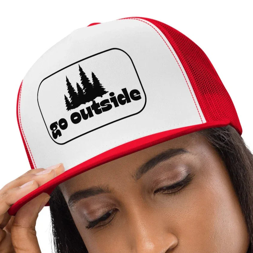 go outside | 5-panel trucker cap - f u n k + f i n a