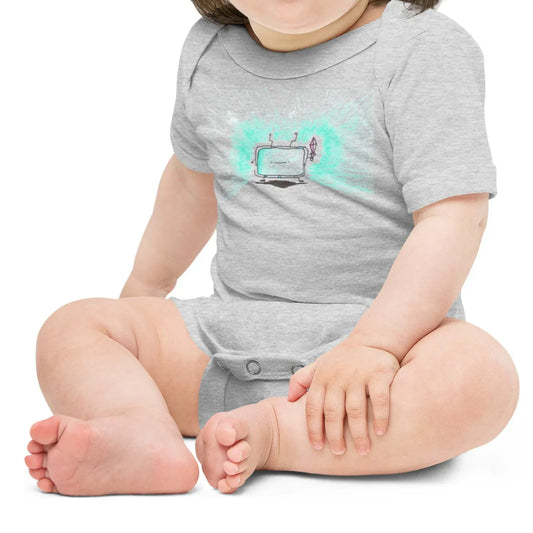 tv dude | baby onesie - f u n k + f i n a