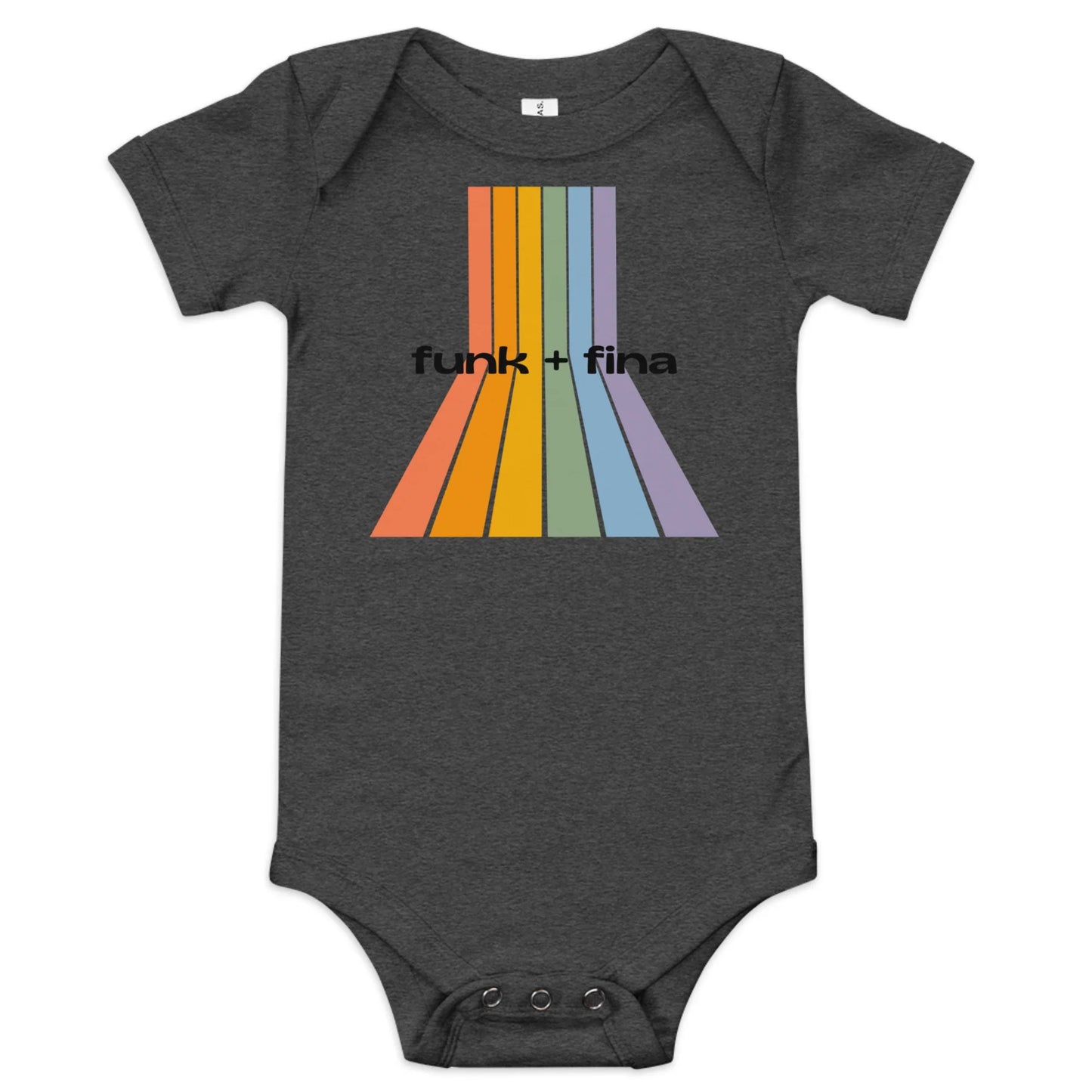 rainbow path | baby onesie - f u n k + f i n a