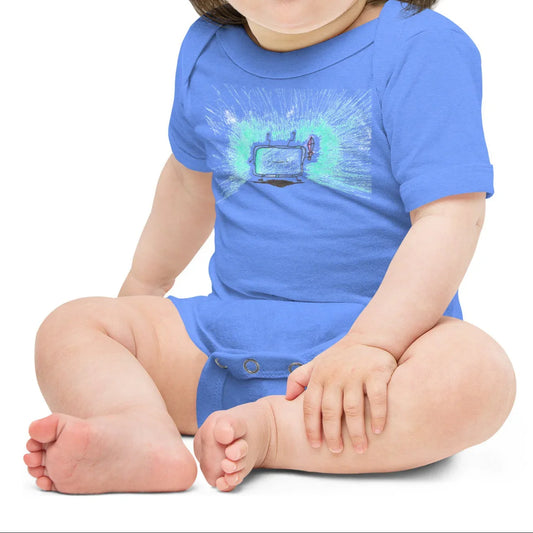 tv dude | baby onesie - f u n k + f i n a
