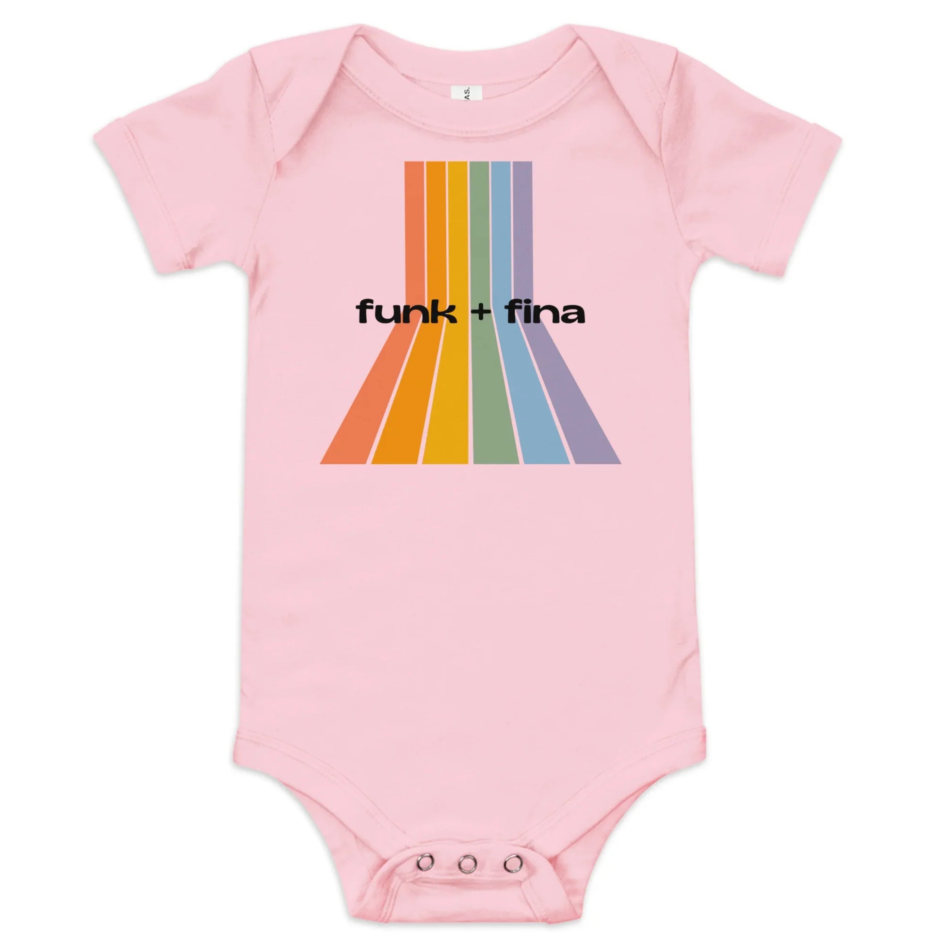 rainbow path | baby onesie - f u n k + f i n a