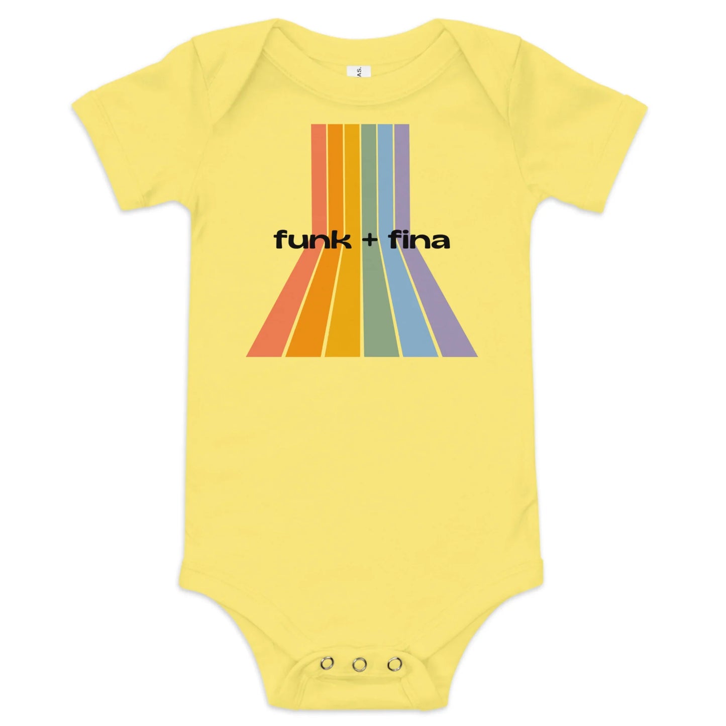 rainbow path | baby onesie - f u n k + f i n a