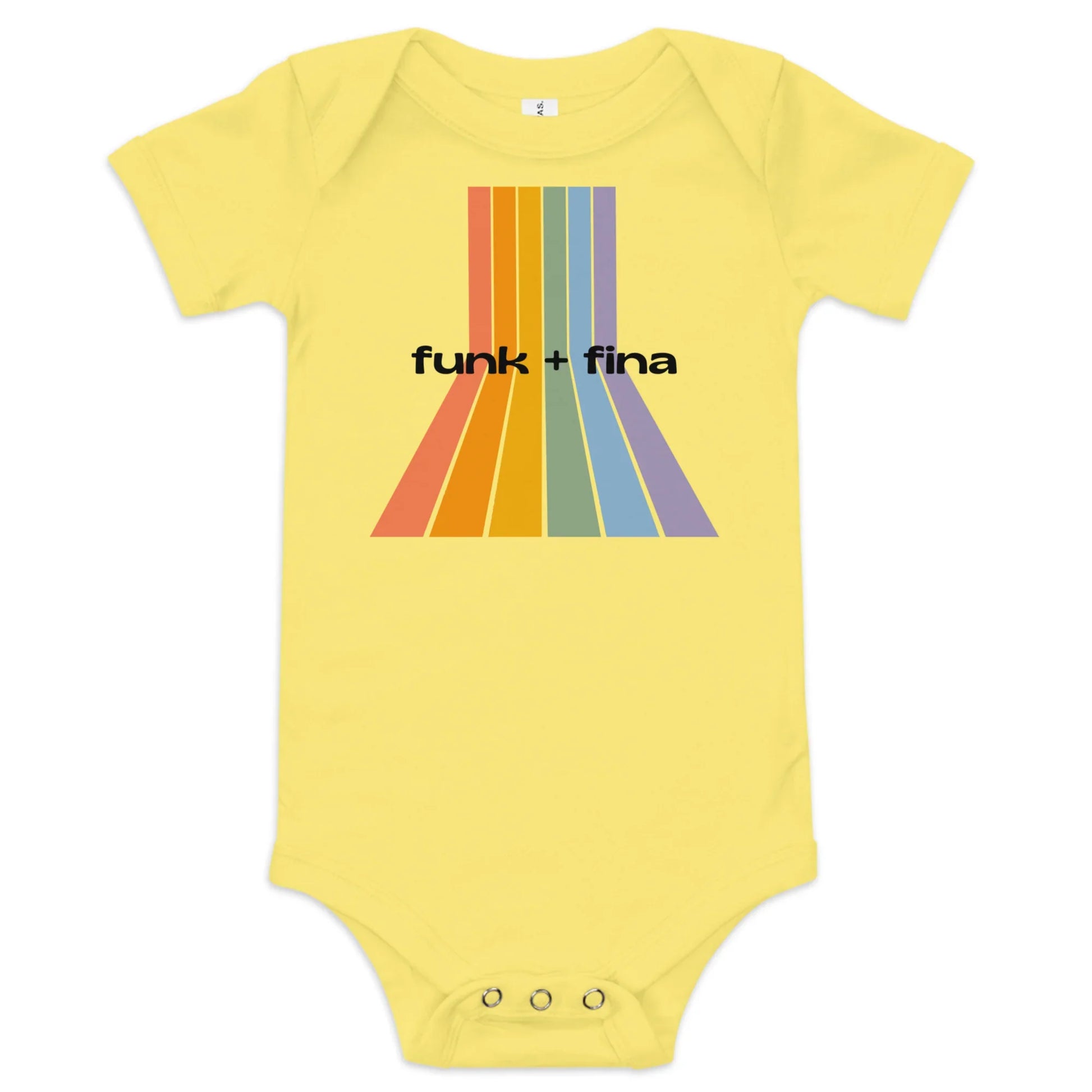 rainbow path | baby onesie - f u n k + f i n a