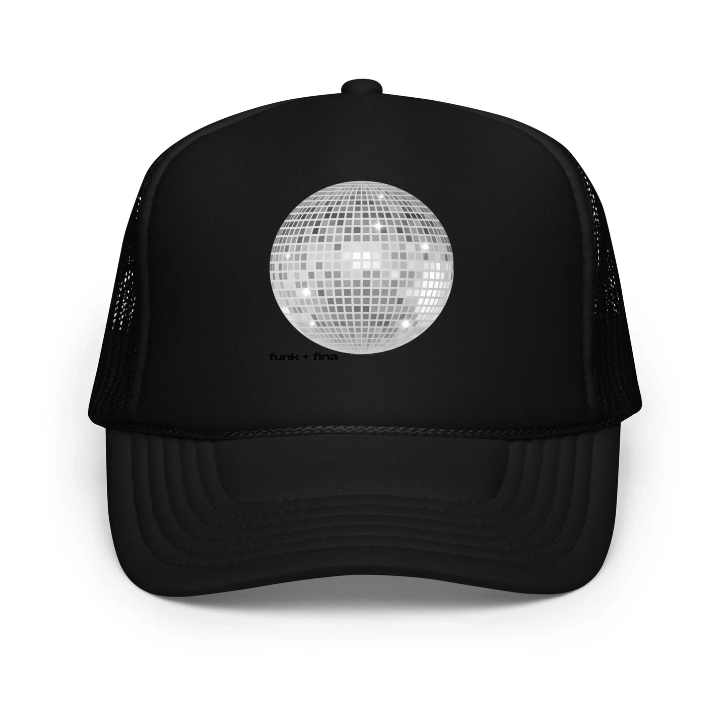 discoball | trucker hat - f u n k + f i n a