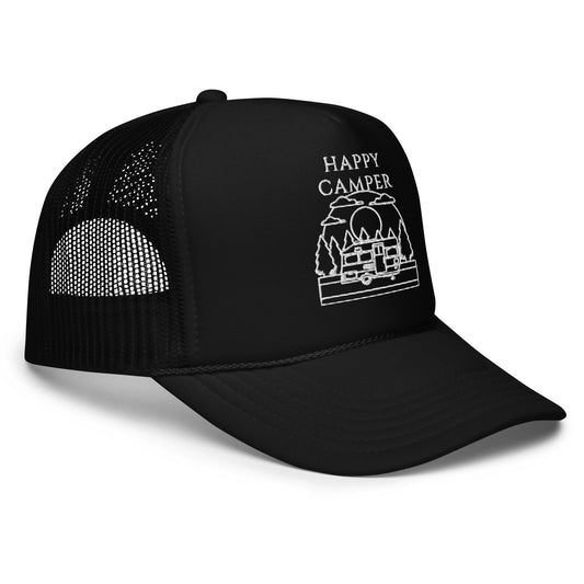 old skool black | trucker hat - f u n k + f i n a