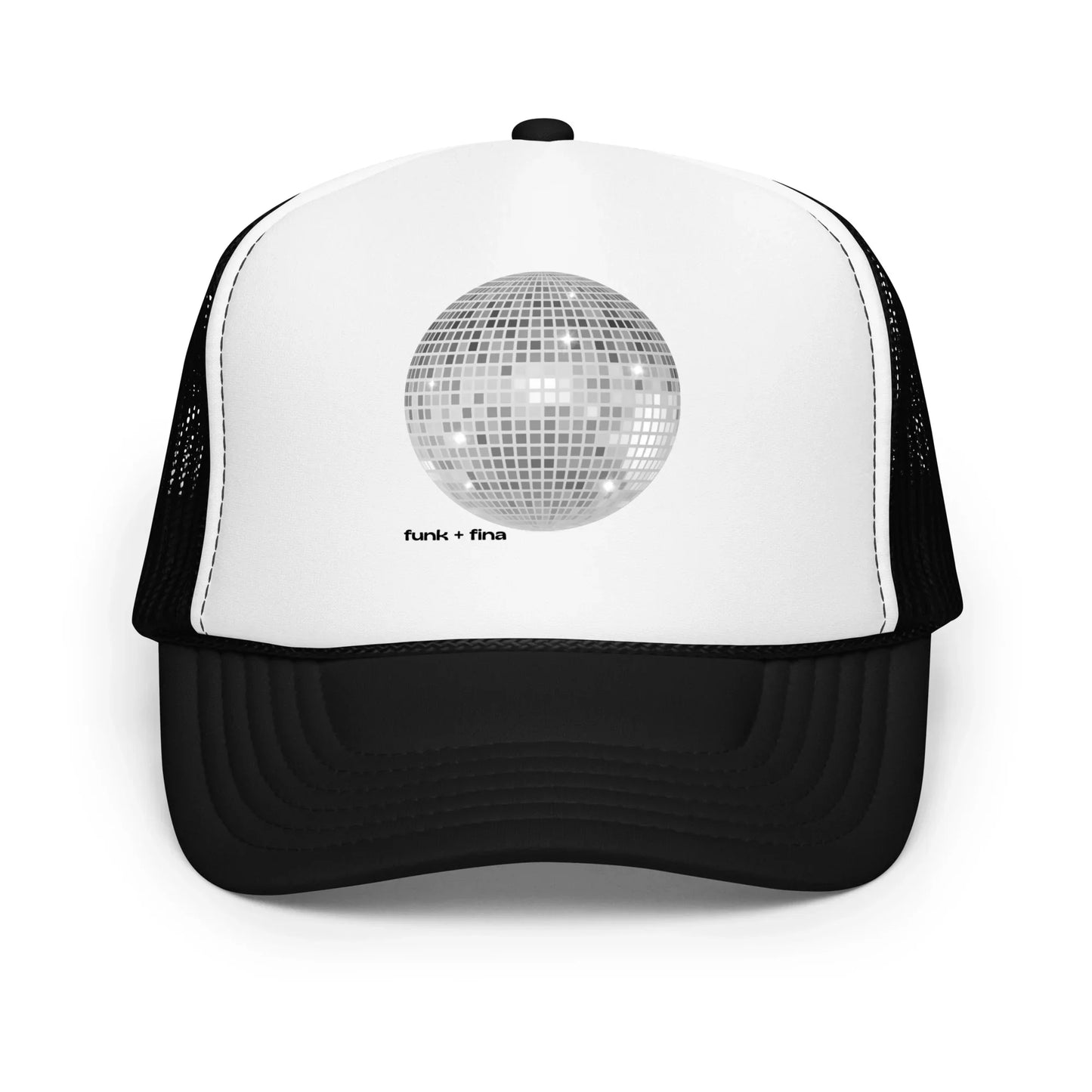 discoball | trucker hat - f u n k + f i n a