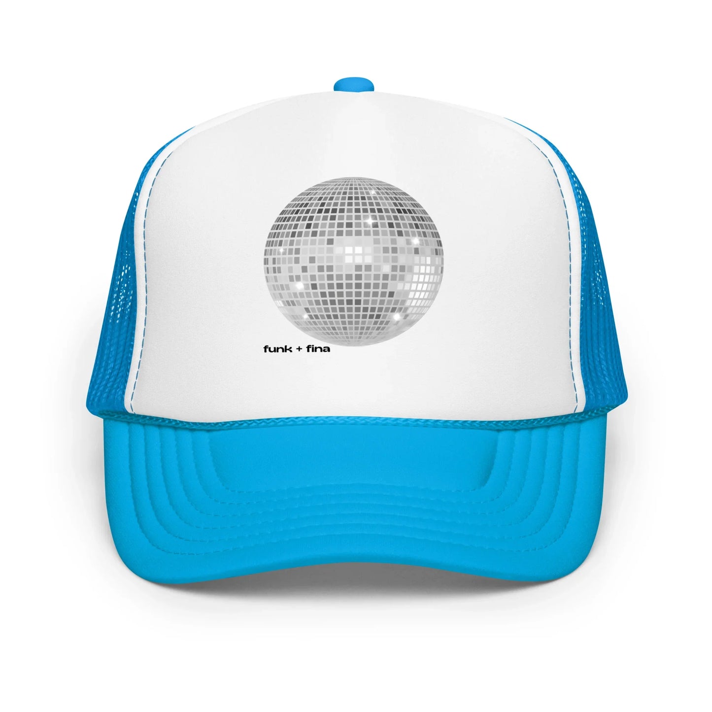 discoball | trucker hat - f u n k + f i n a