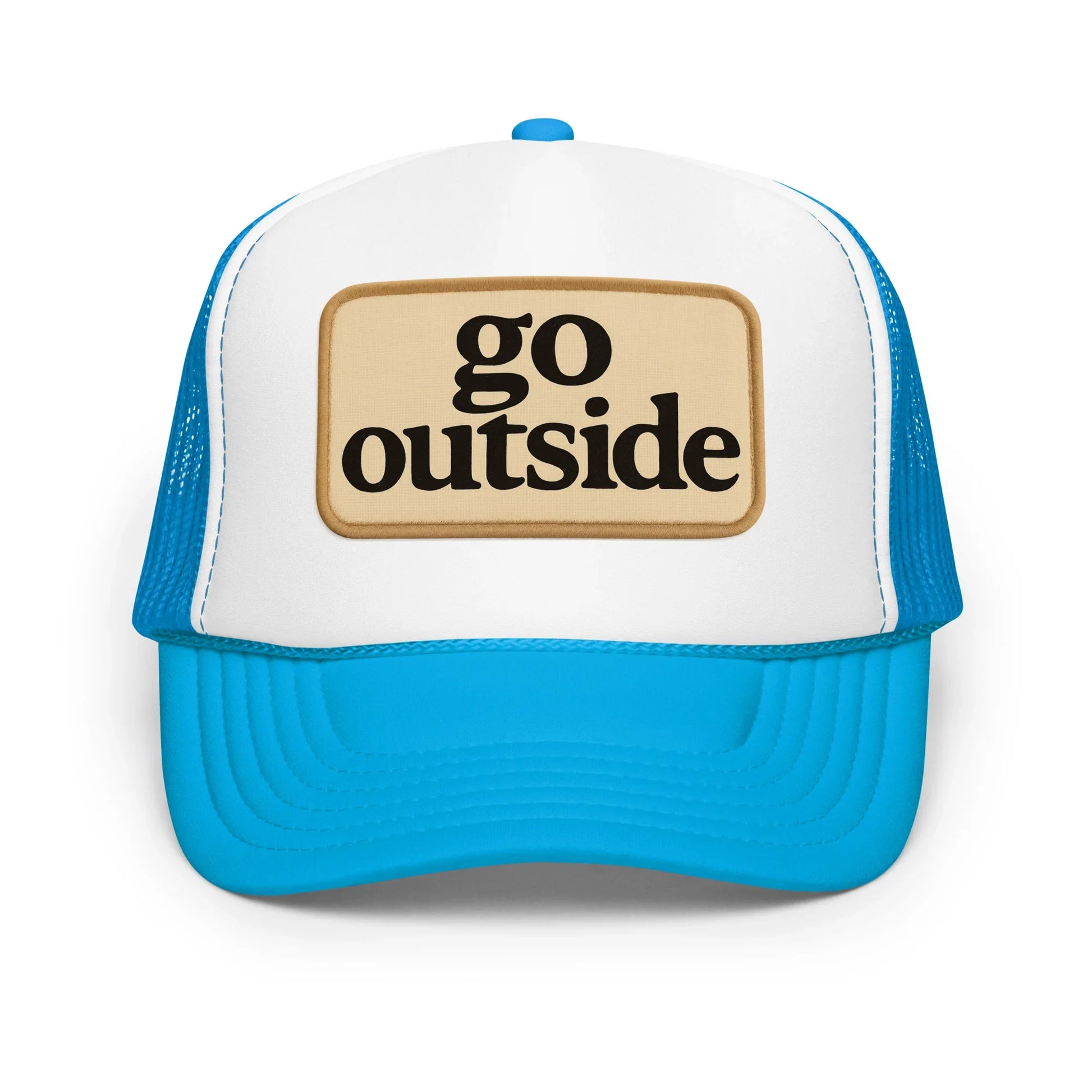 go outside patch | trucker hat - f u n k + f i n a