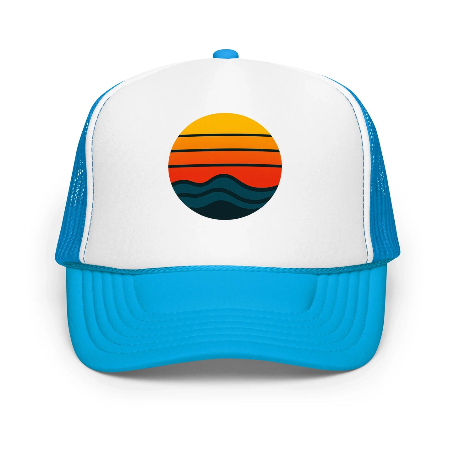 sunset waves | trucker hat - f u n k + f i n a