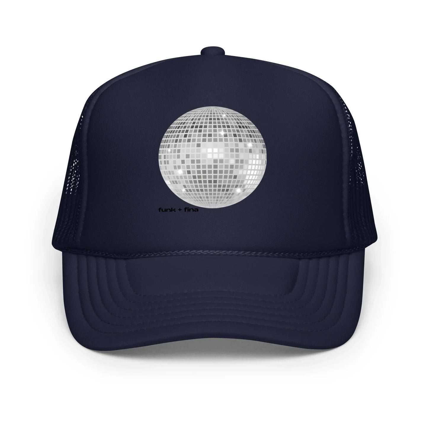 discoball | trucker hat - f u n k + f i n a