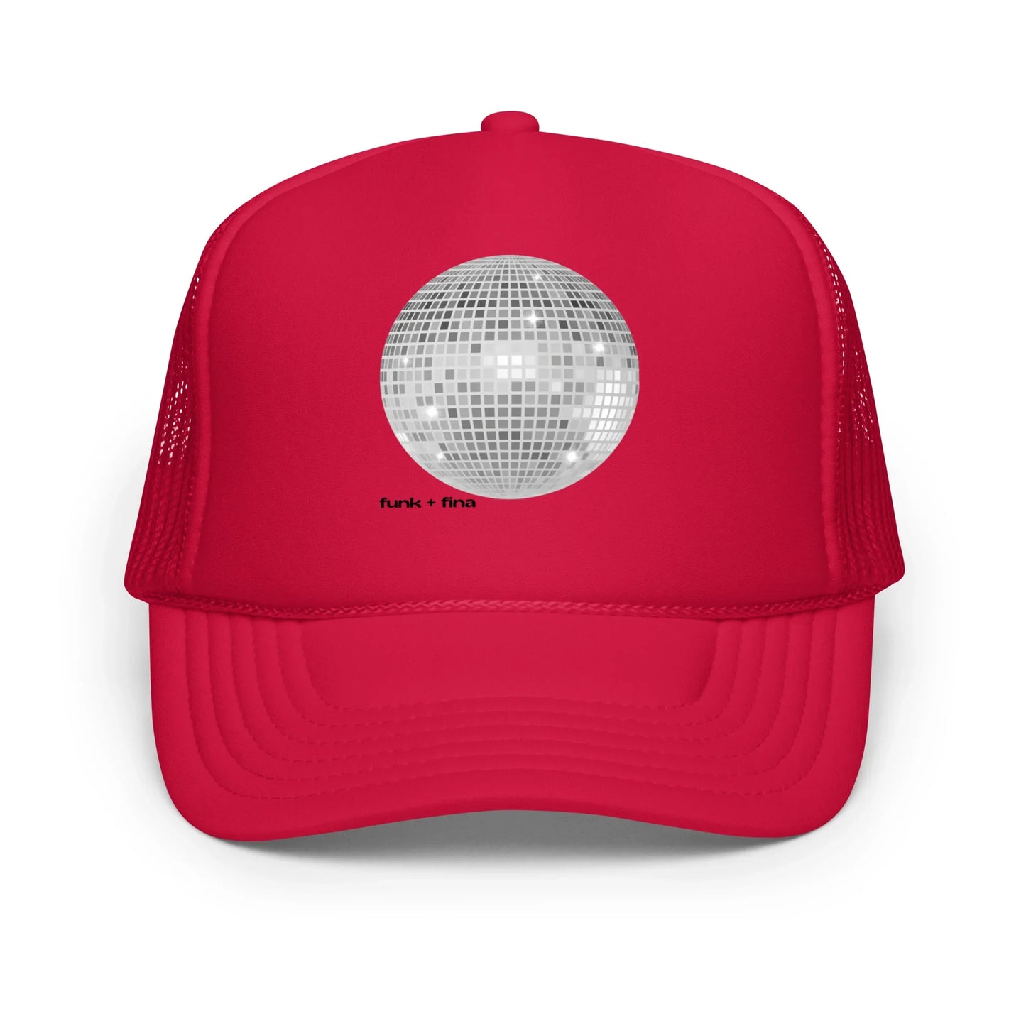 discoball | trucker hat - f u n k + f i n a