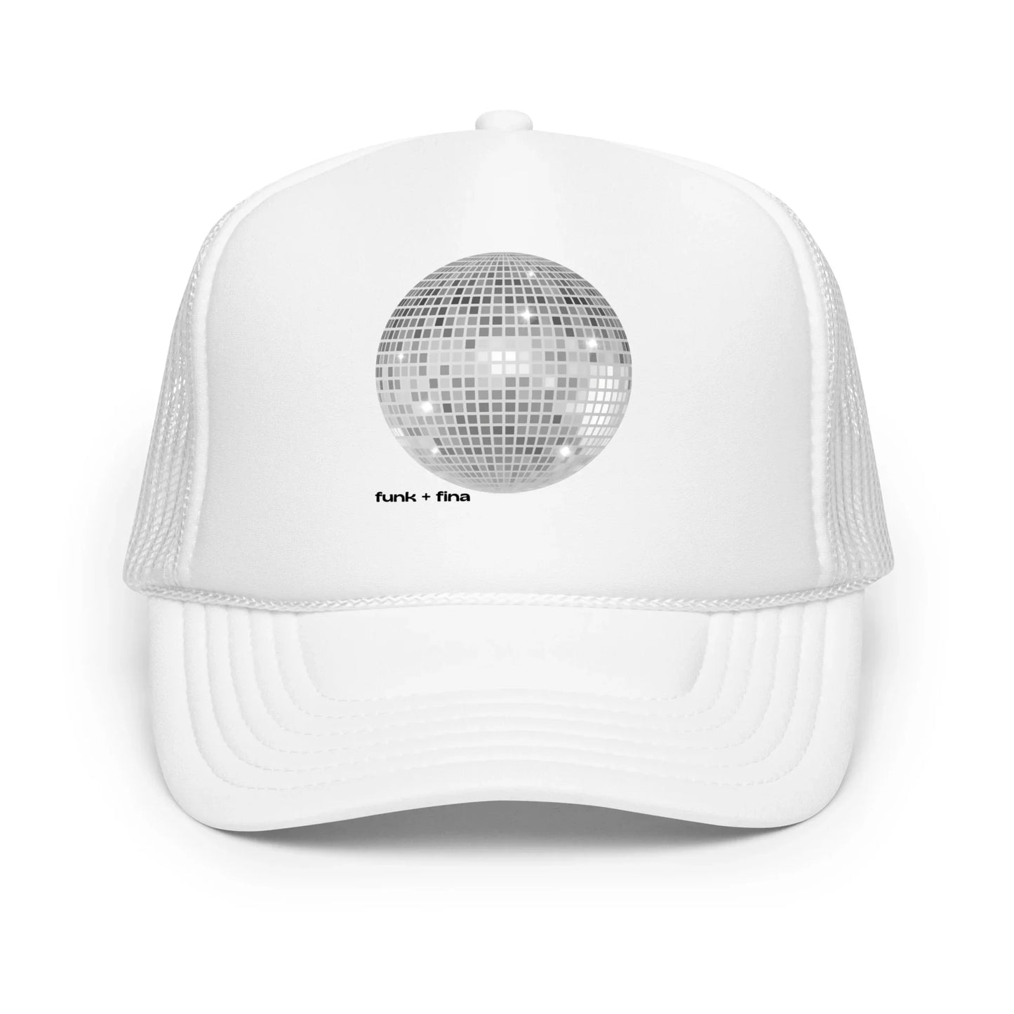 discoball | trucker hat - f u n k + f i n a