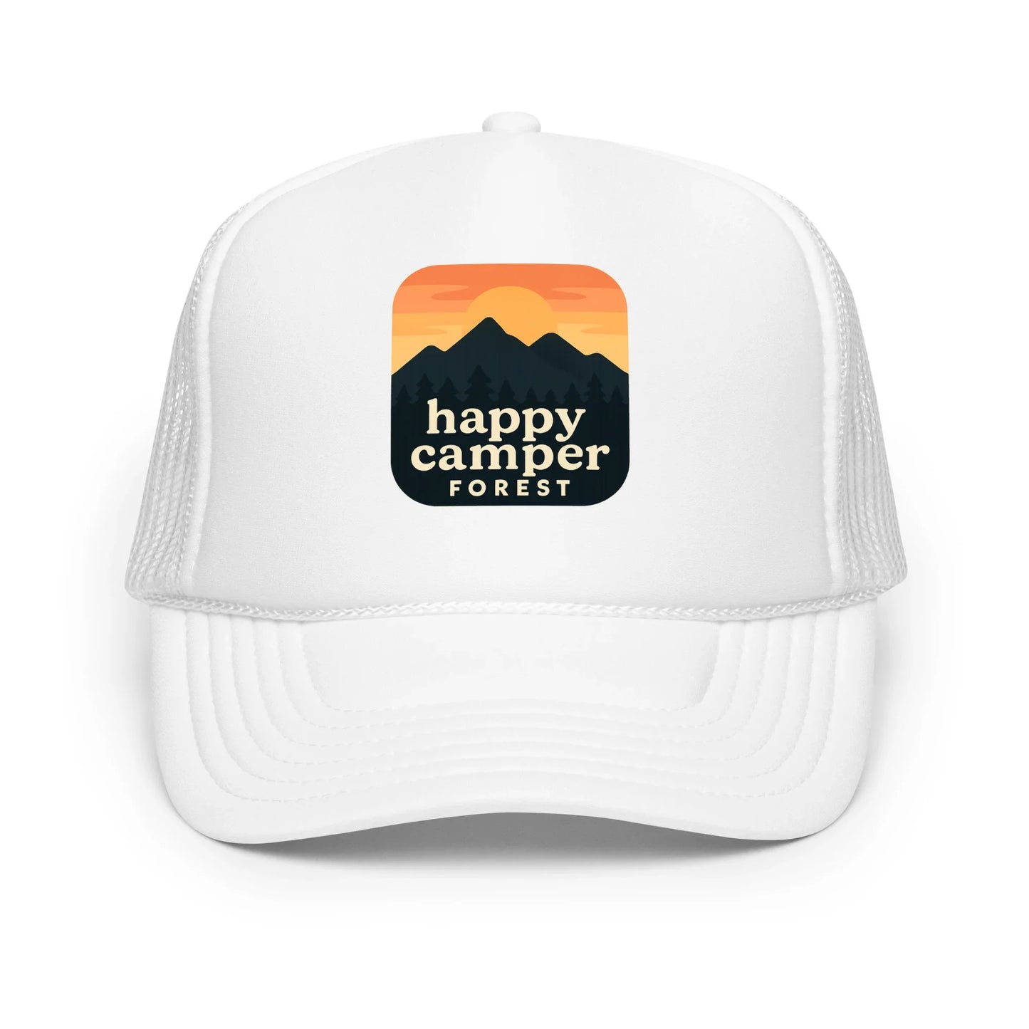 happy camper sunset | trucker hat - f u n k + f i n a