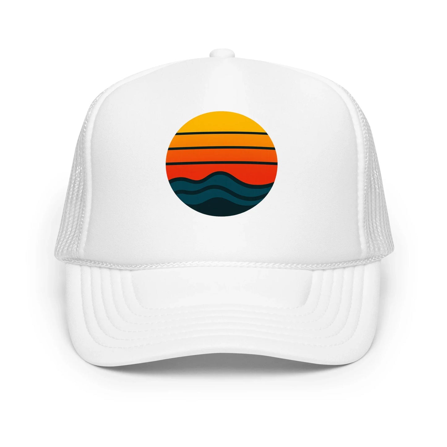sunset waves | trucker hat - f u n k + f i n a