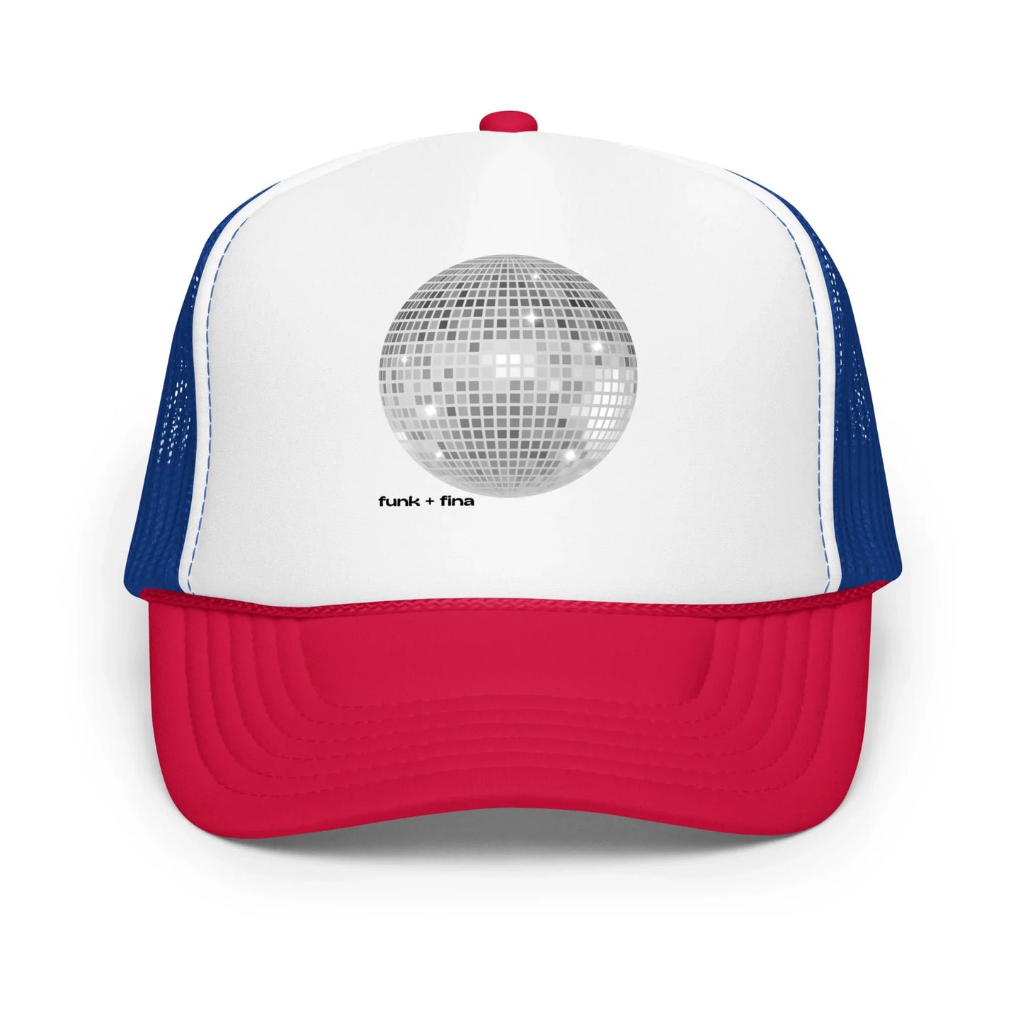 discoball | trucker hat - f u n k + f i n a