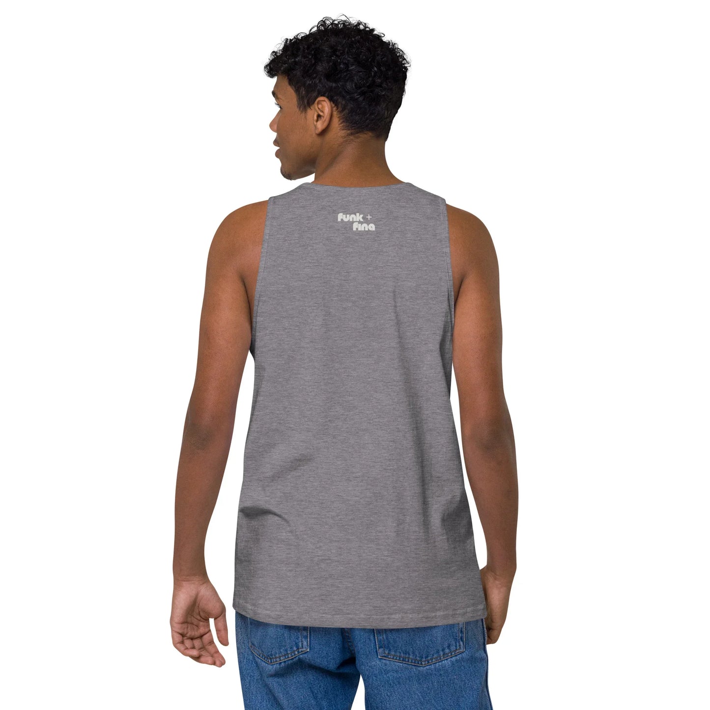 discoball | premium cotton tank top - f u n k + f i n a