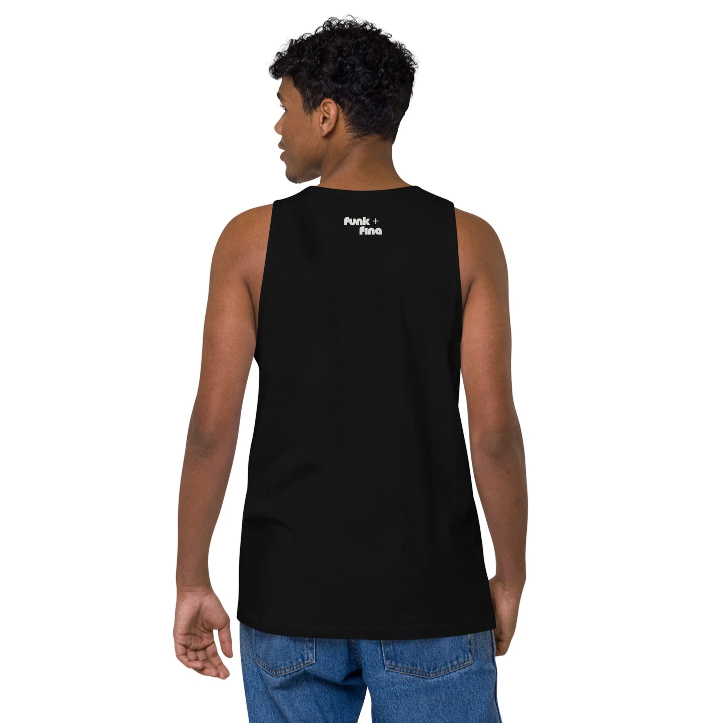 discoball | premium cotton tank top - f u n k + f i n a