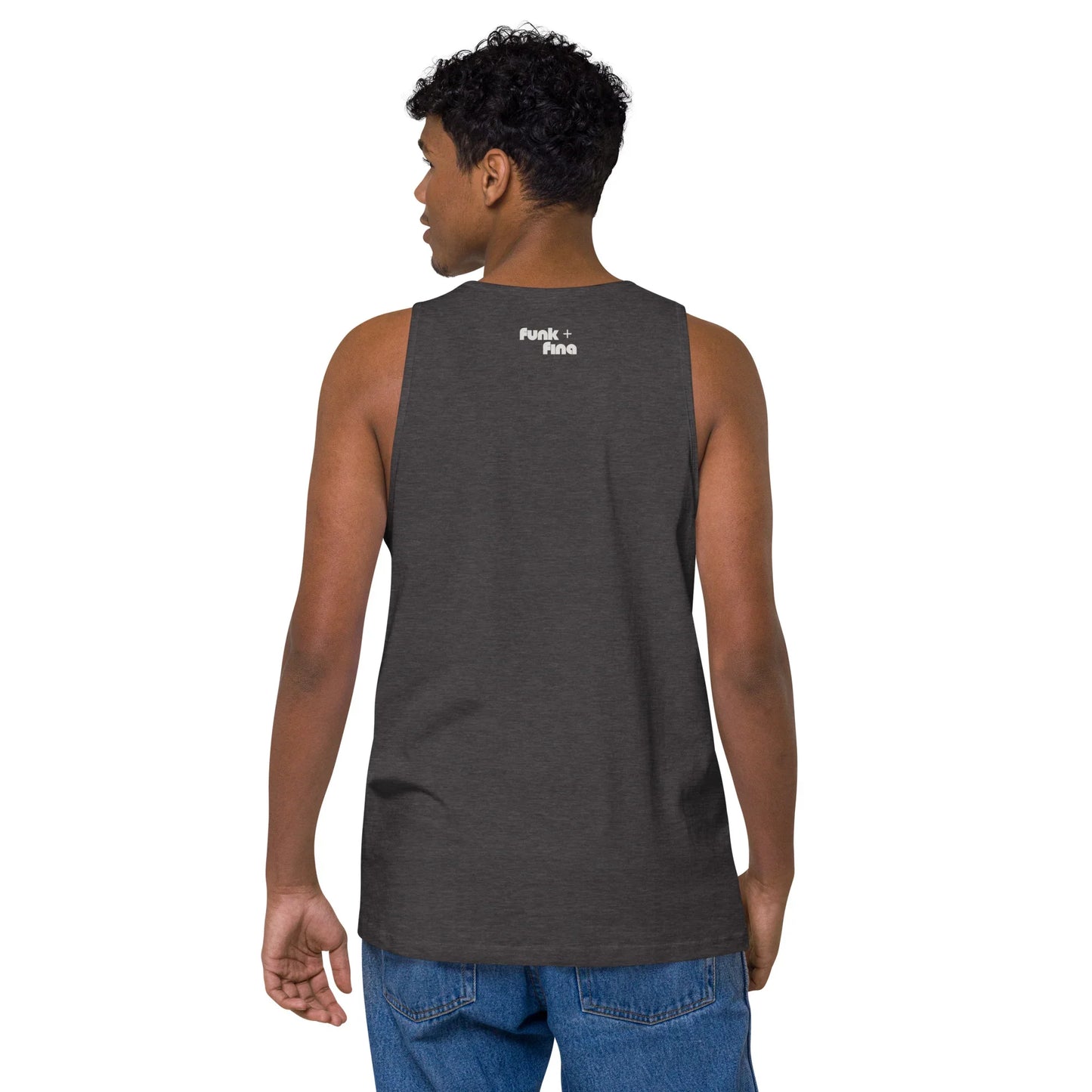 discoball | premium cotton tank top - f u n k + f i n a