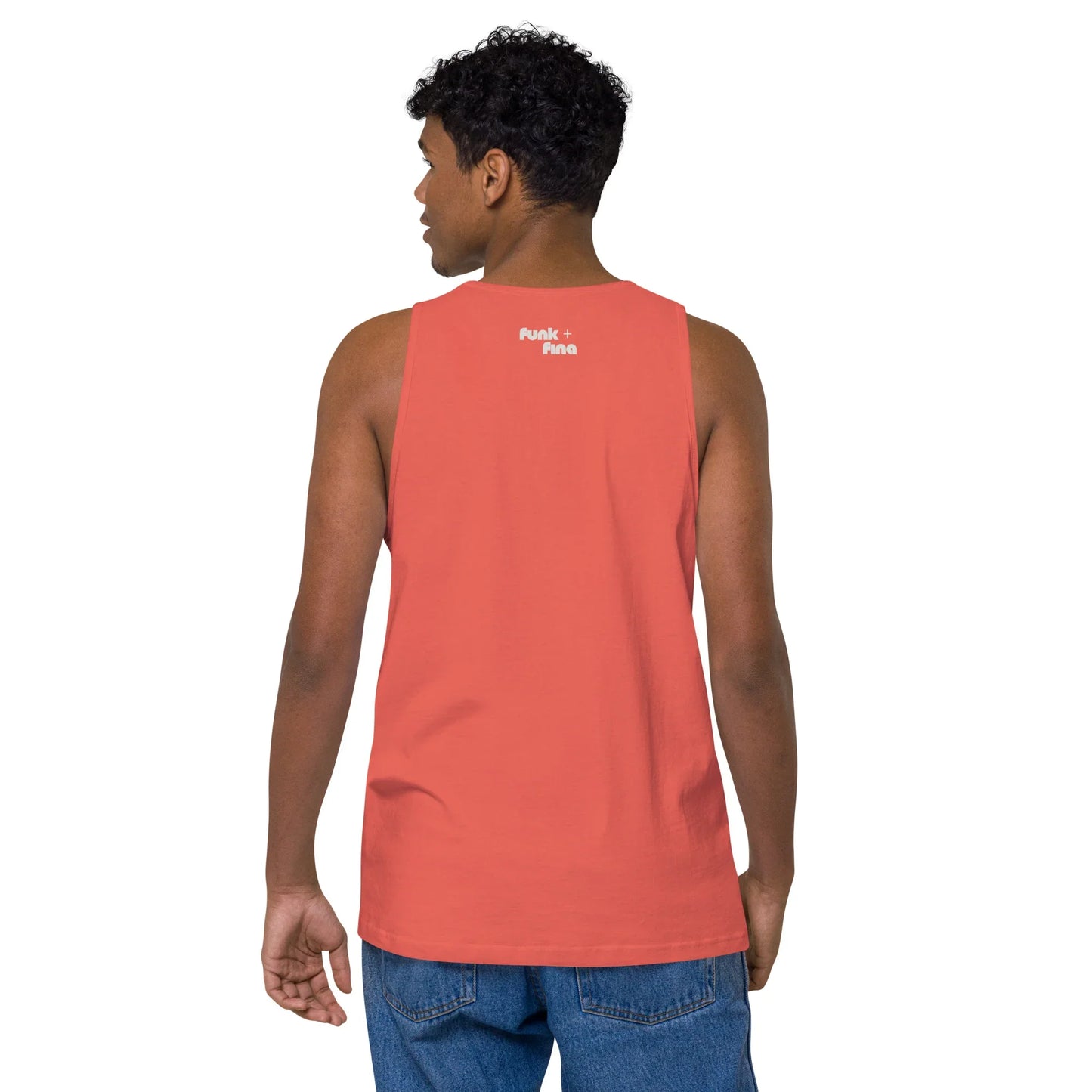 discoball | premium cotton tank top - f u n k + f i n a
