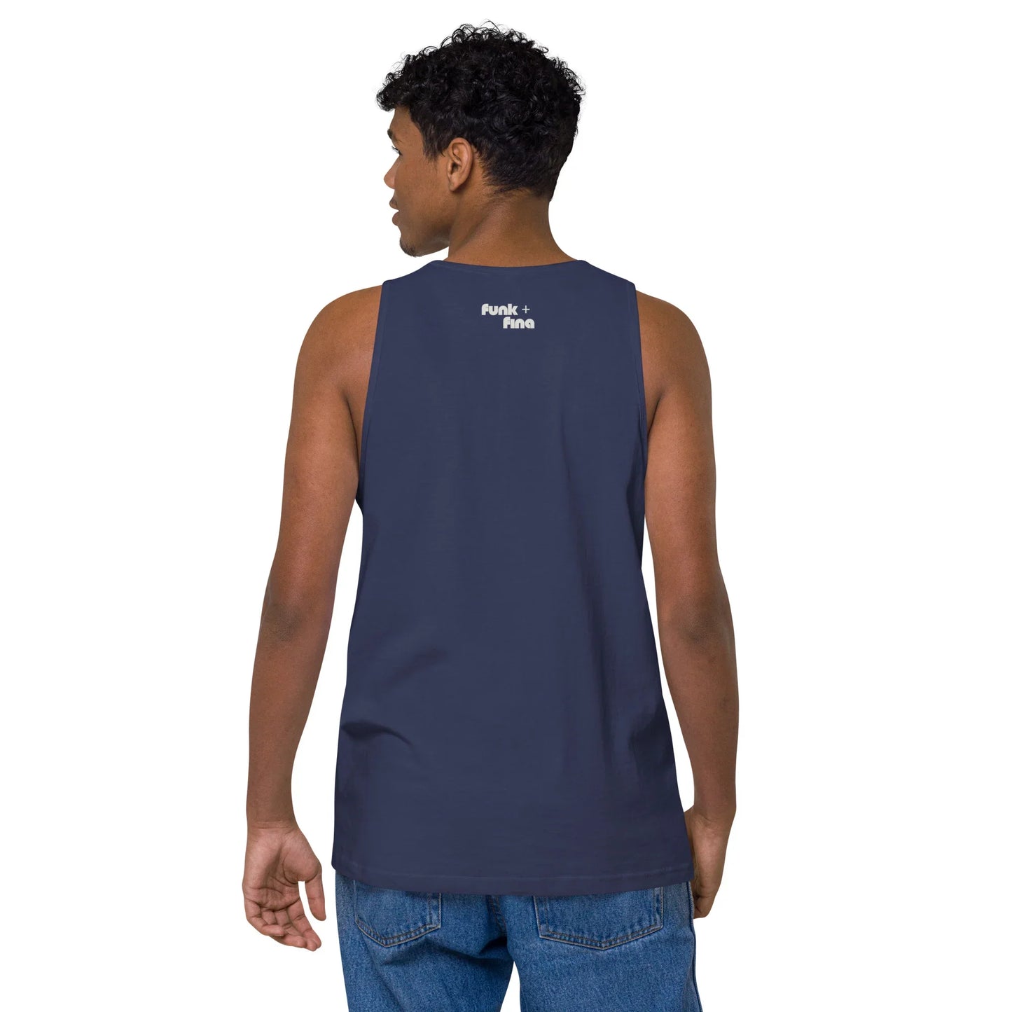 discoball | premium cotton tank top - f u n k + f i n a