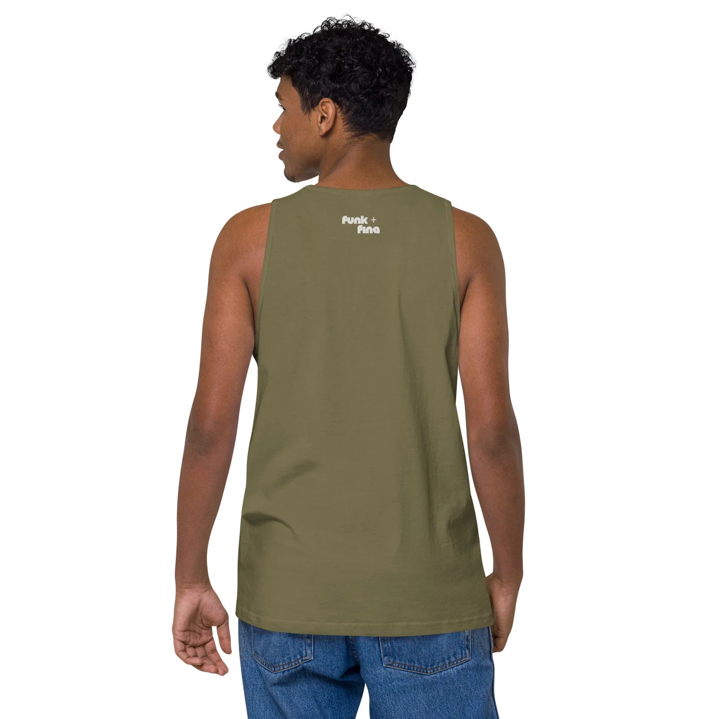 discoball | premium cotton tank top - f u n k + f i n a