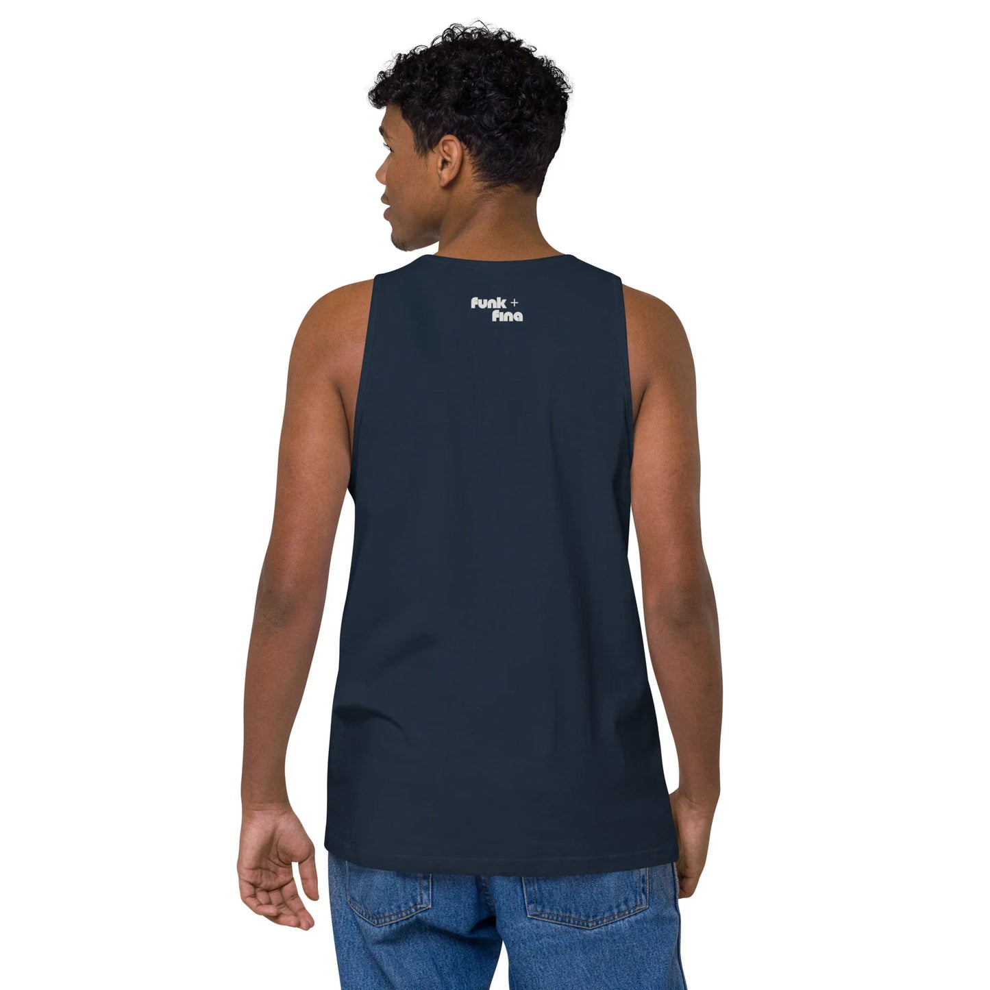 discoball | premium cotton tank top - f u n k + f i n a