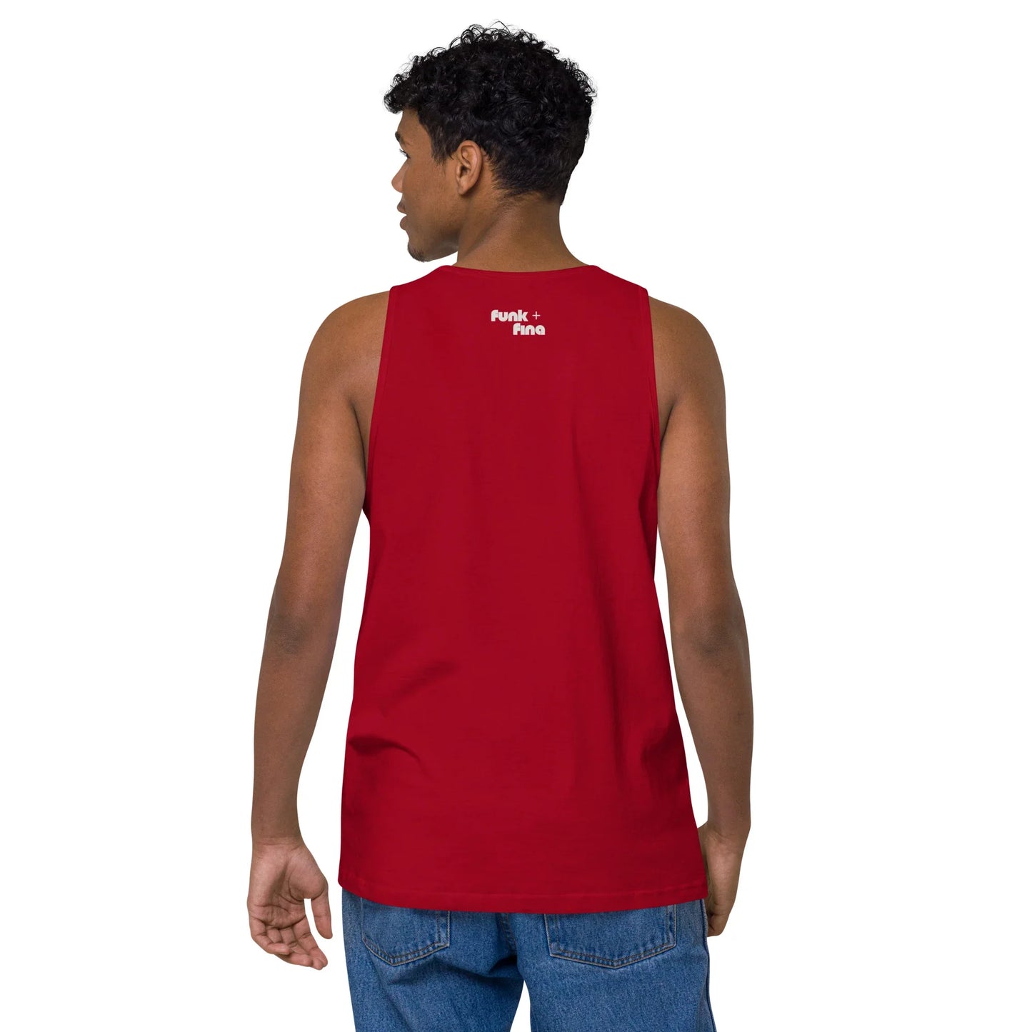 discoball | premium cotton tank top - f u n k + f i n a