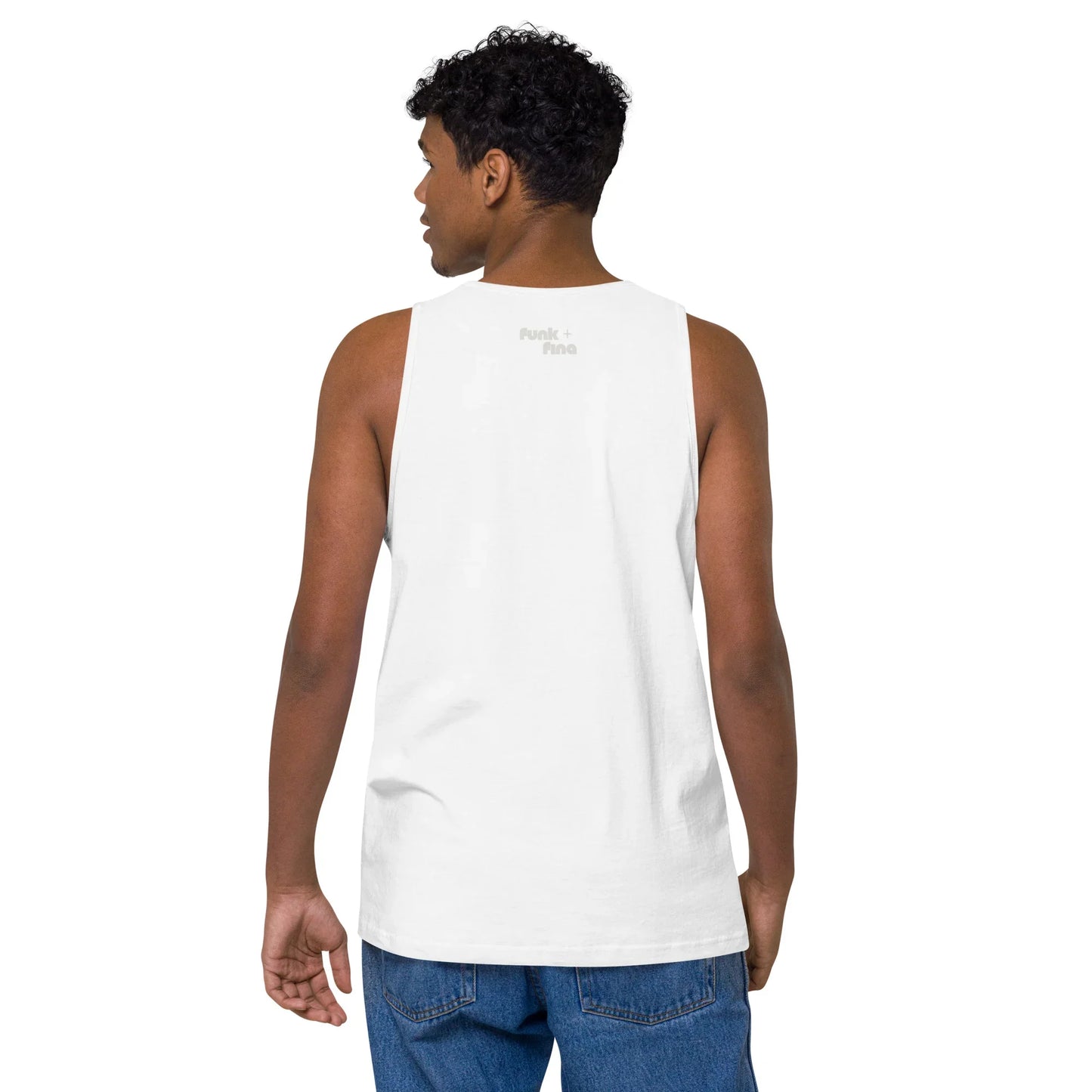 discoball | premium cotton tank top - f u n k + f i n a