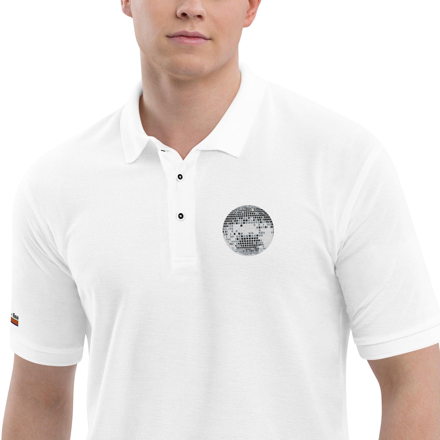 discoball | polo shirt - f u n k + f i n a