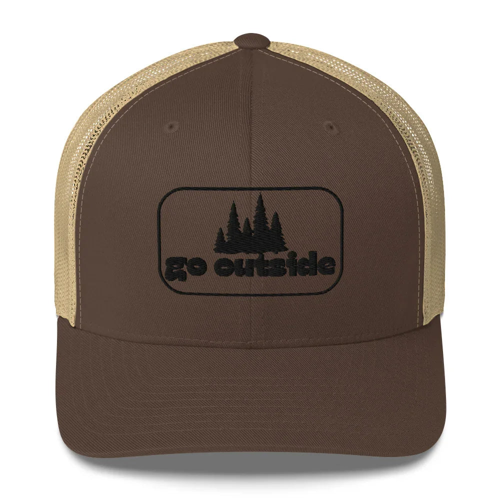 go outside frame | trucker cap - f u n k + f i n a