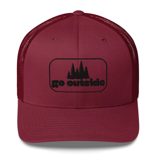 go outside frame | trucker cap - f u n k + f i n a