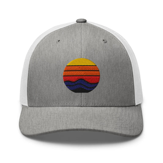 sunset waves | trucker cap - f u n k + f i n a