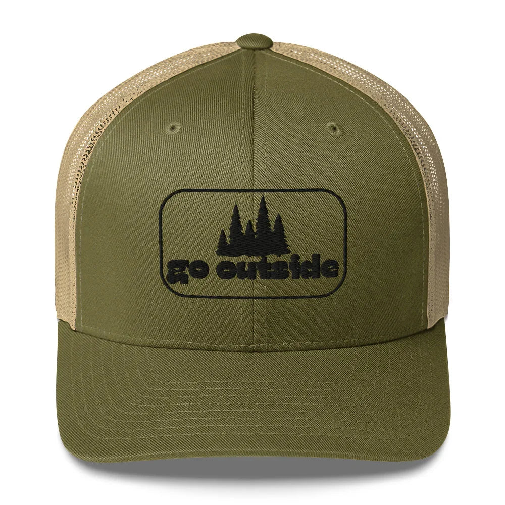 go outside frame | trucker cap - f u n k + f i n a