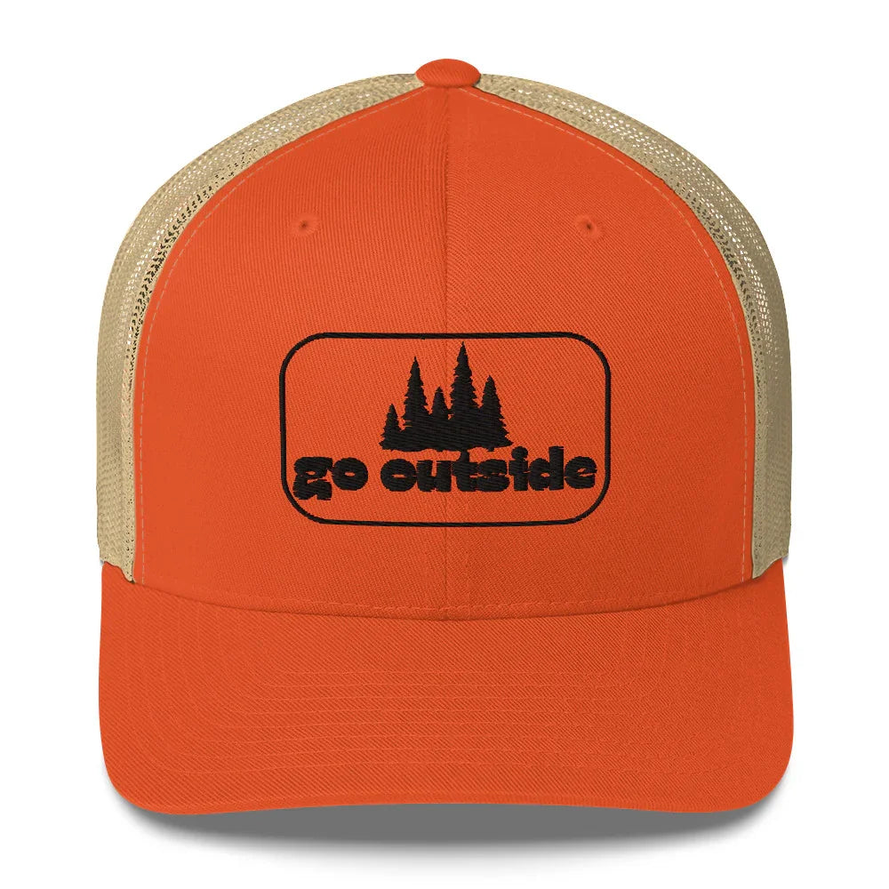 go outside frame | trucker cap - f u n k + f i n a