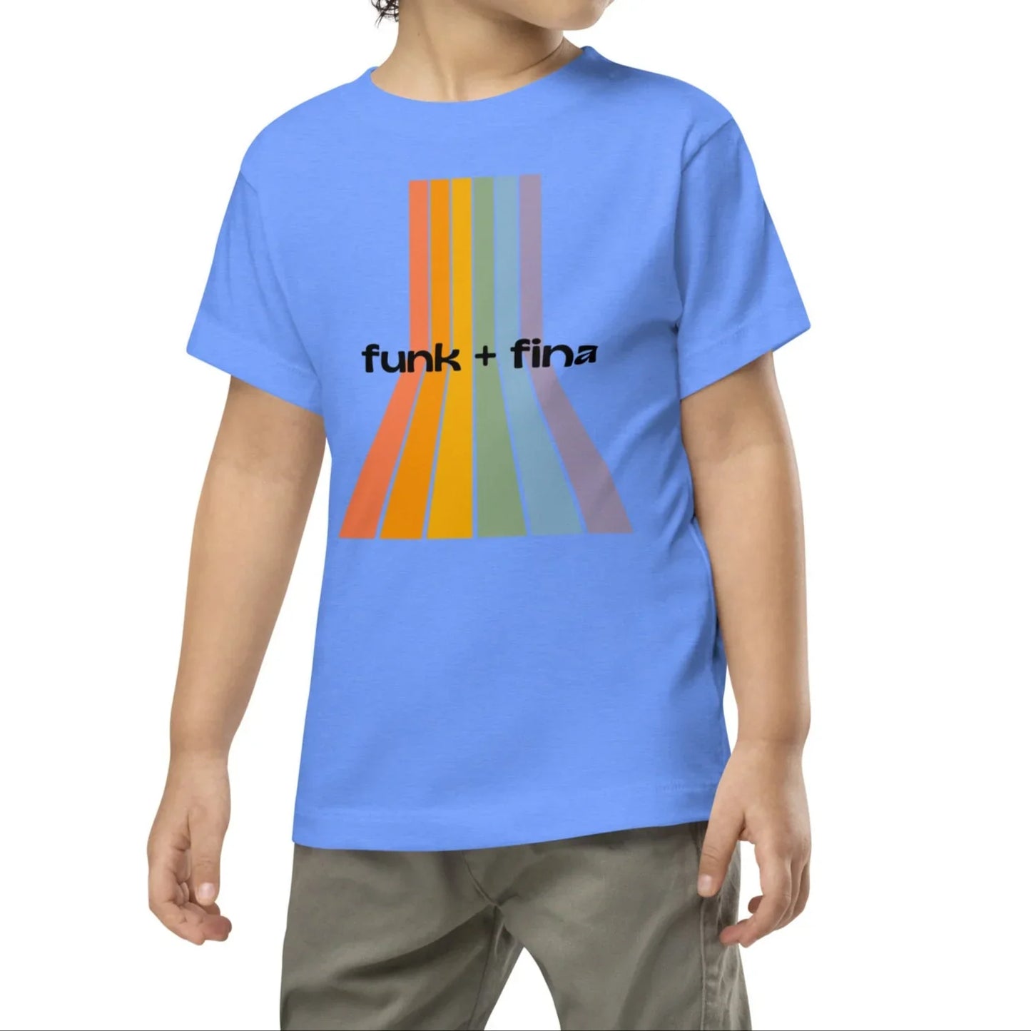 rainbow path | toddler short sleeve tee - f u n k + f i n a