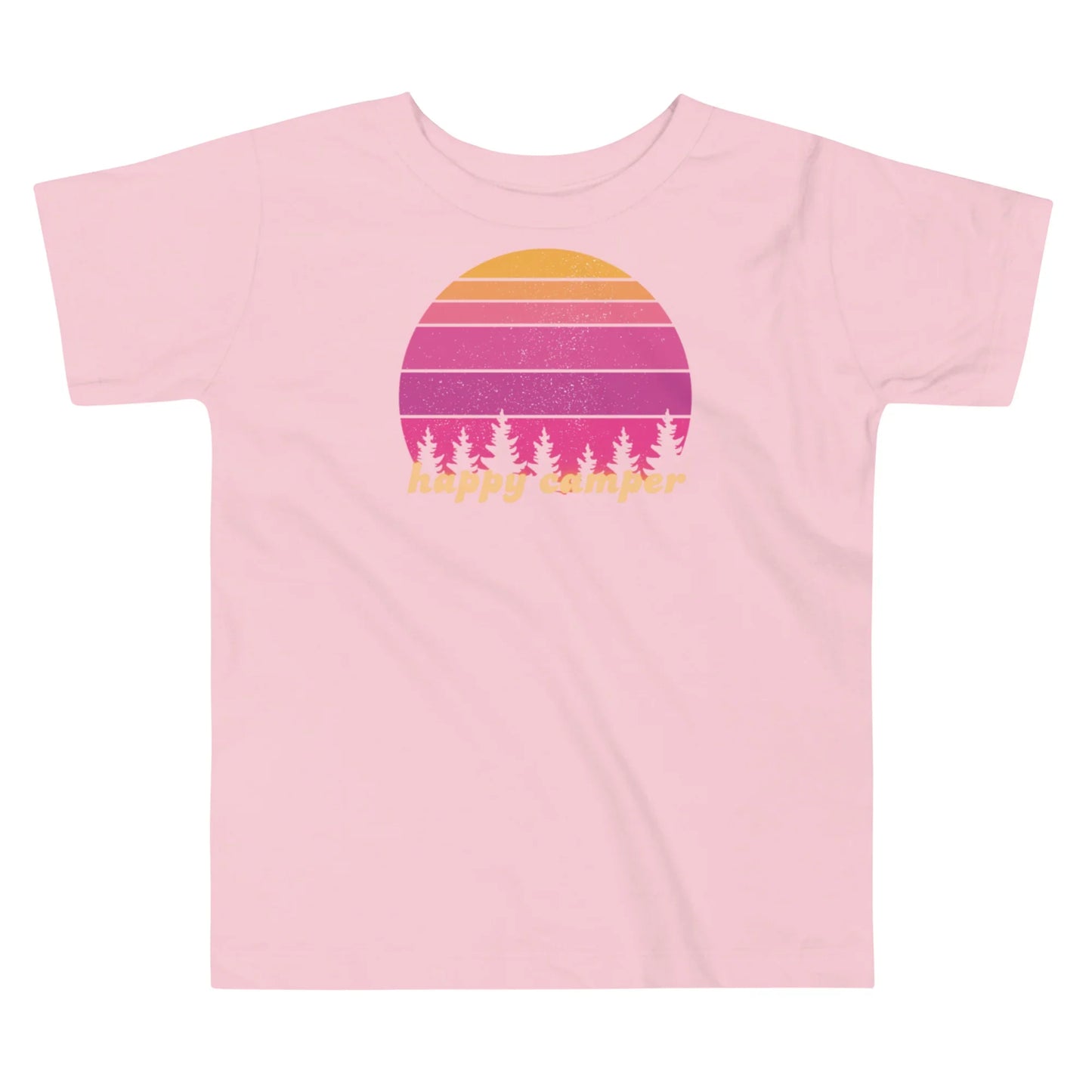pink sunset | toddler short sleeve tee - f u n k + f i n a