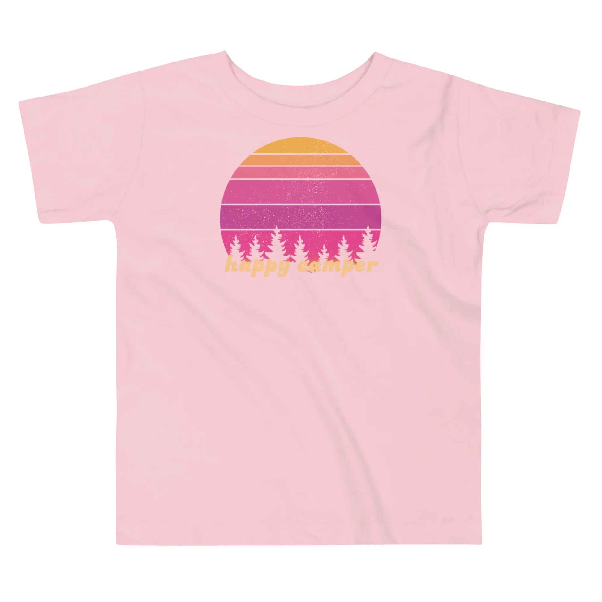 pink sunset | toddler short sleeve tee - f u n k + f i n a