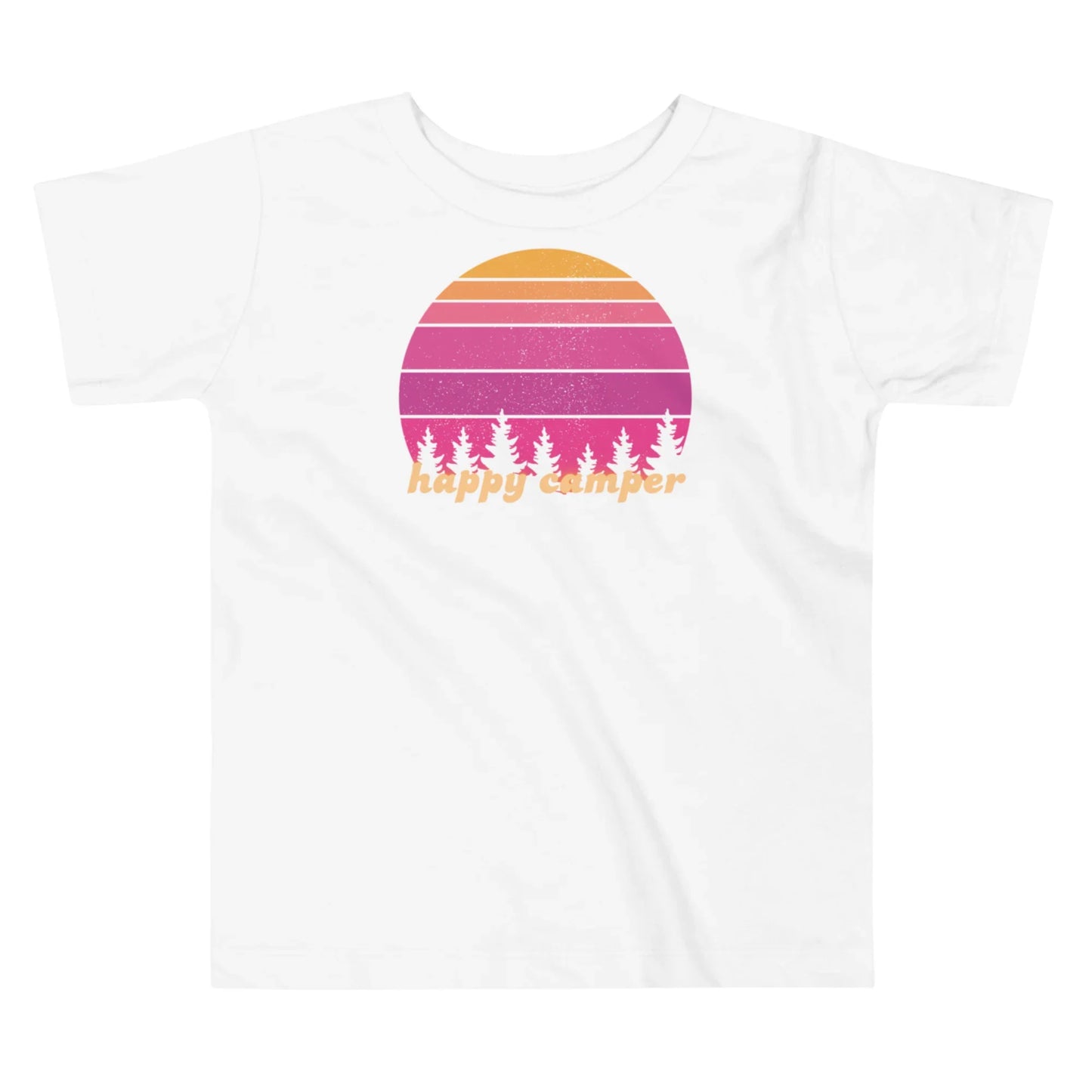pink sunset | toddler short sleeve tee - f u n k + f i n a