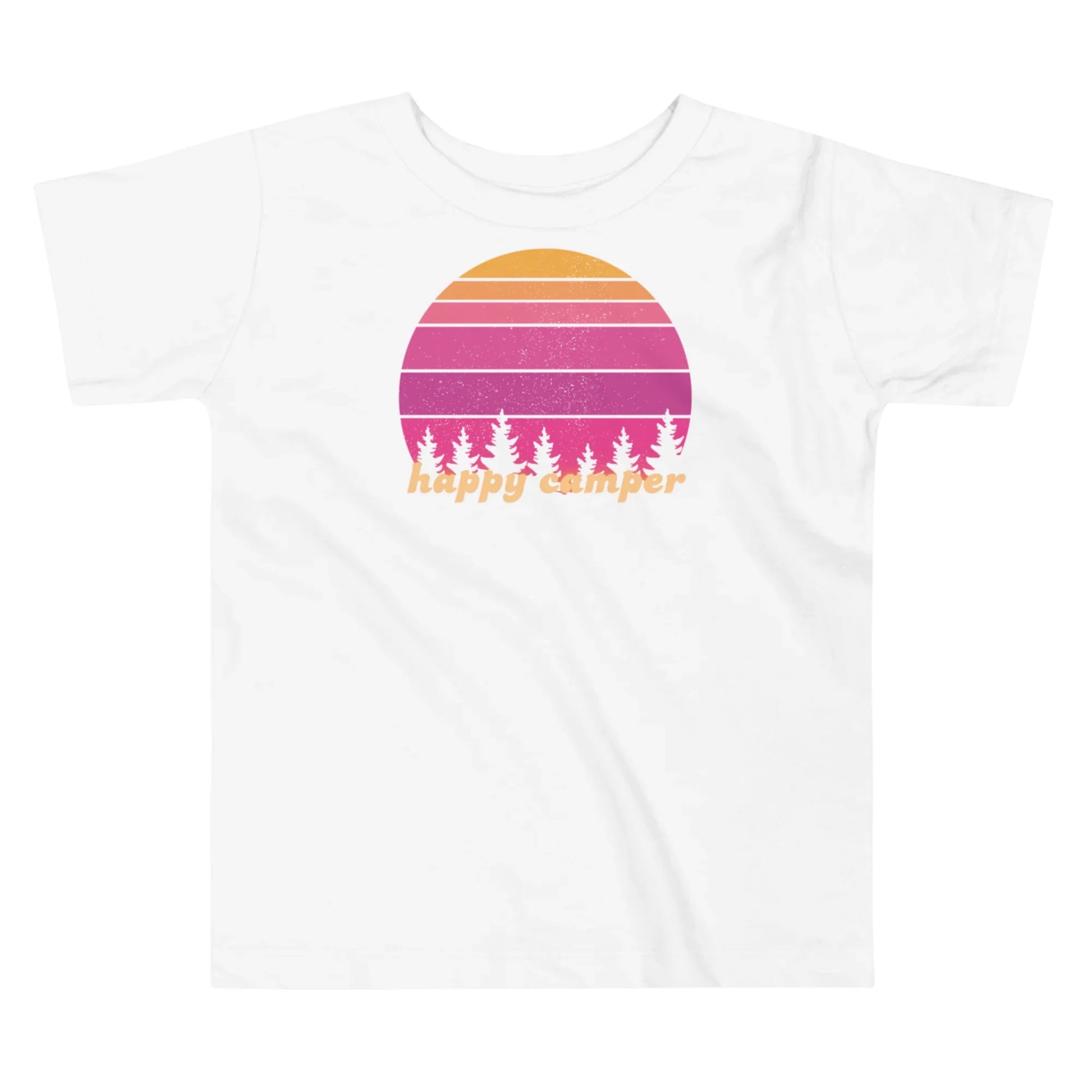 pink sunset | toddler short sleeve tee - f u n k + f i n a