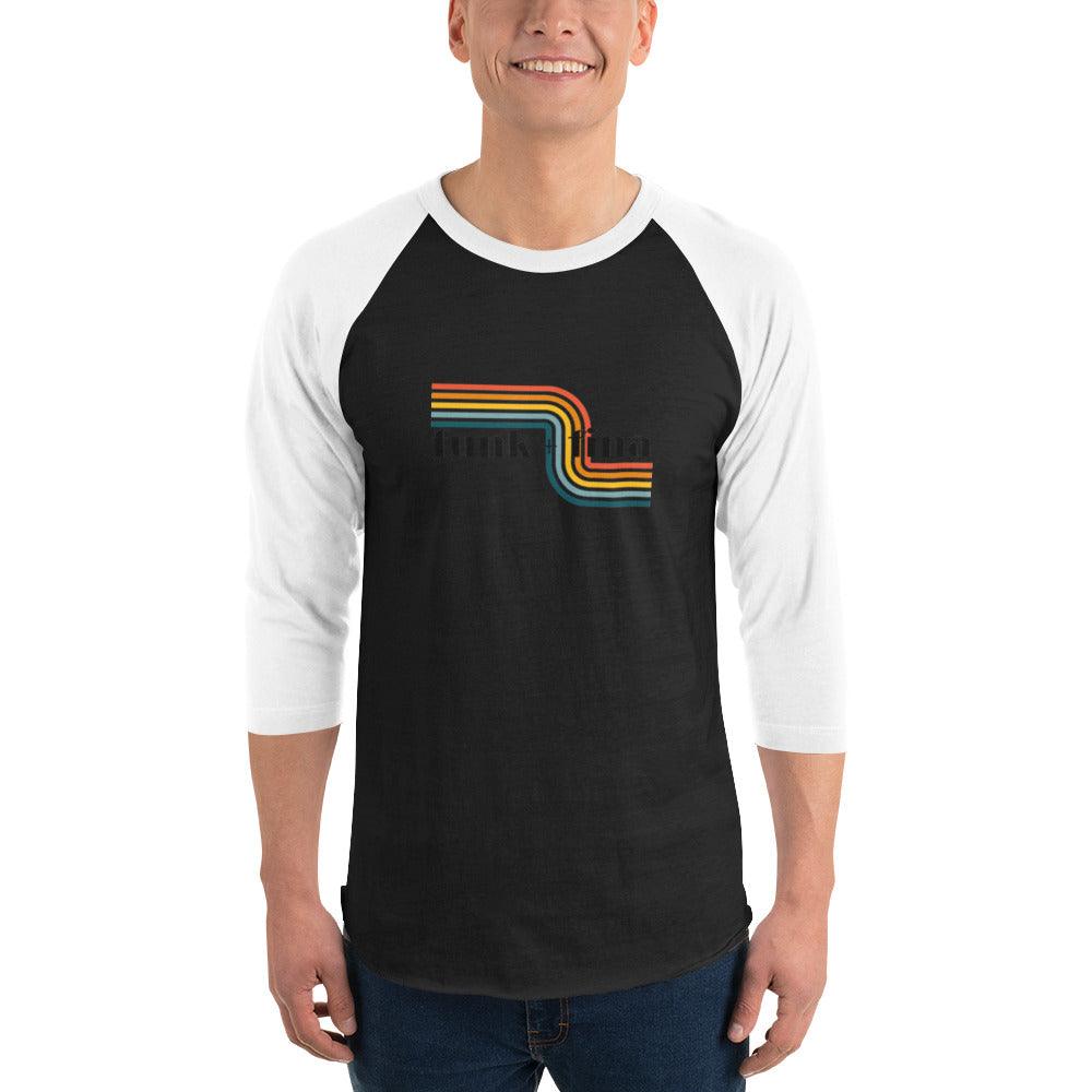 curvy rainbow | baseball tee - f u n k + f i n a
