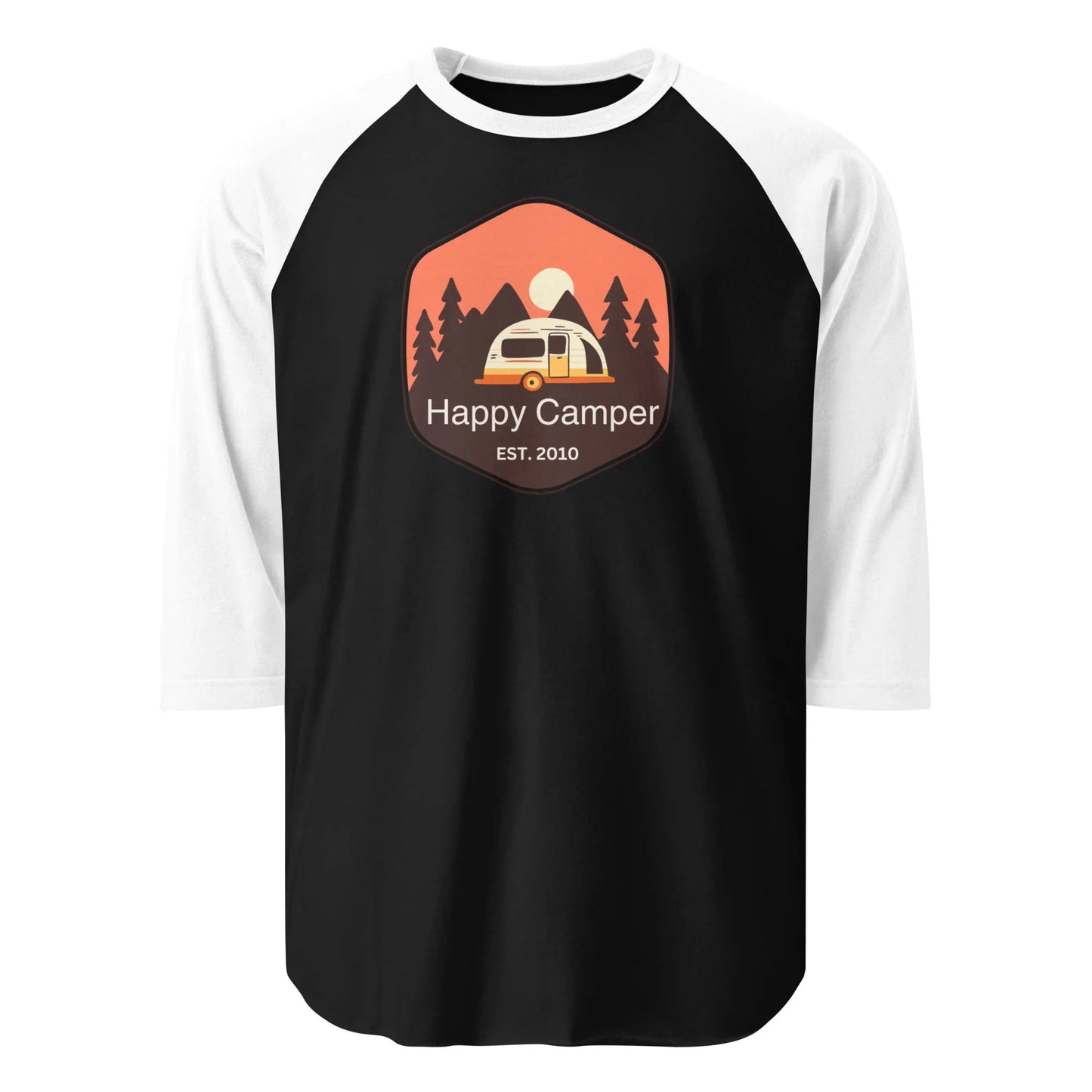 brown happy camper | baseball tee - f u n k + f i n a