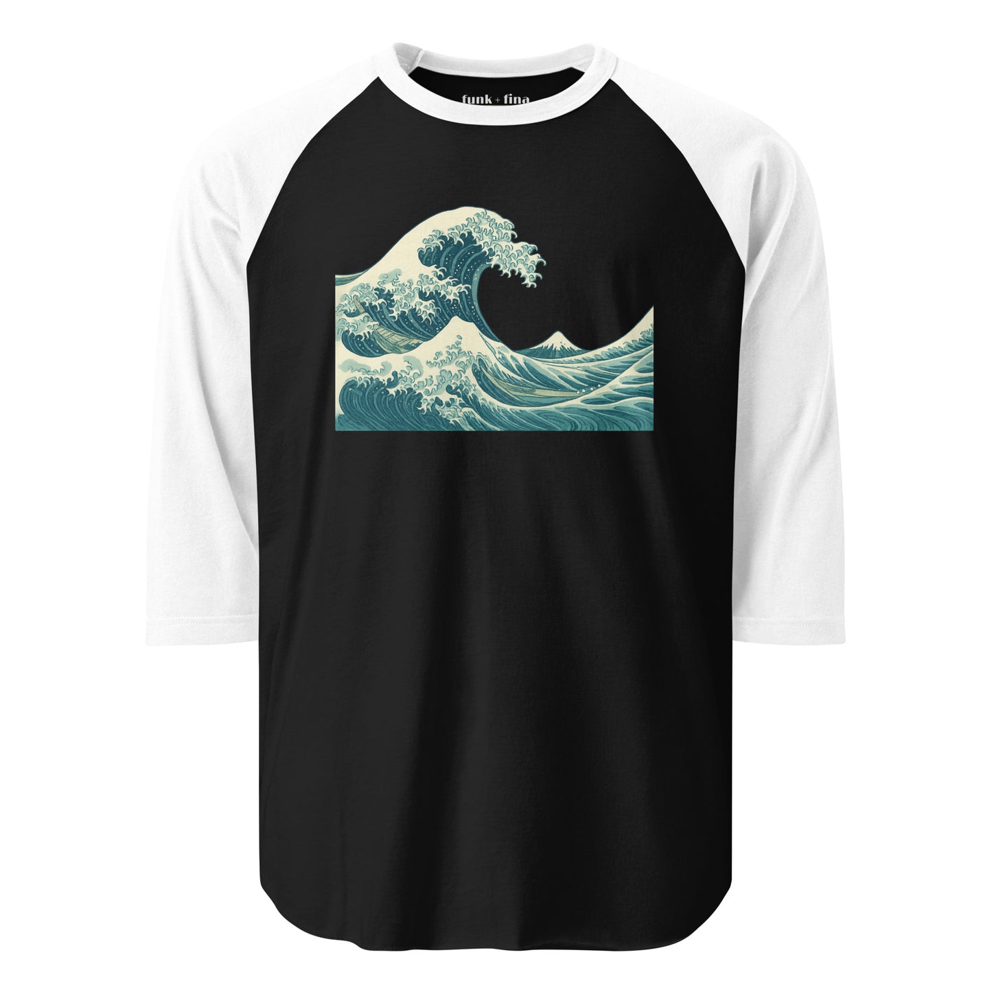 katsushika wave | baseball tee