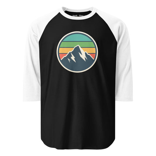 mountain rainbow | baseball tee