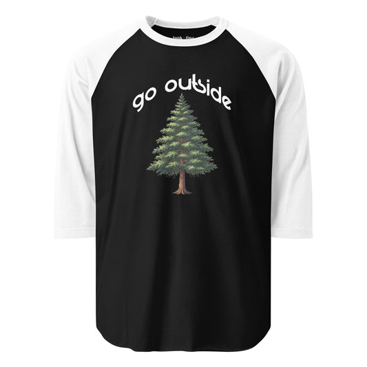 go outside tree | baseball tee