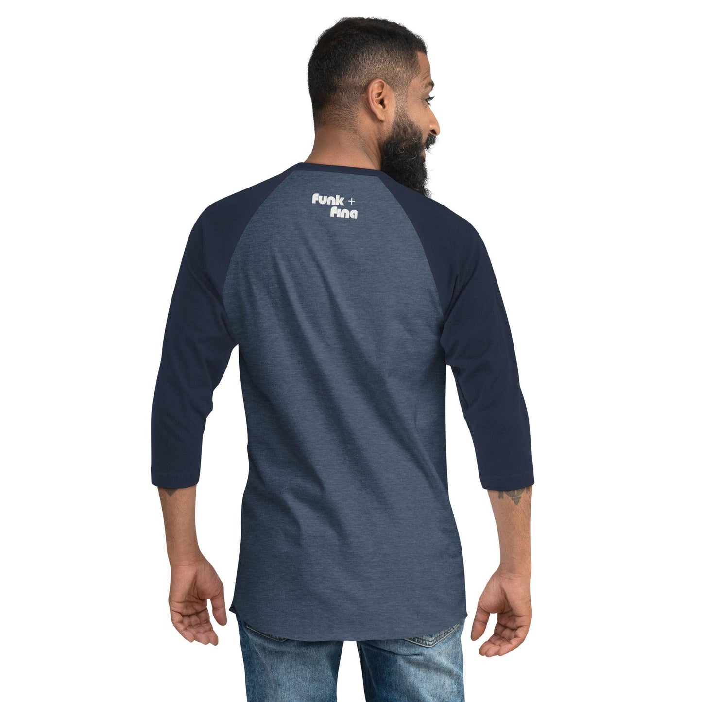 curvy rainbow | baseball tee - f u n k + f i n a