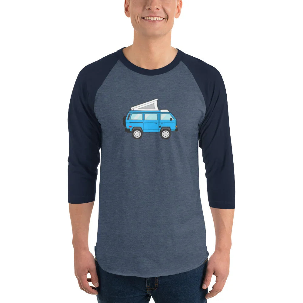 westfalia blue | baseball tee - f u n k + f i n a