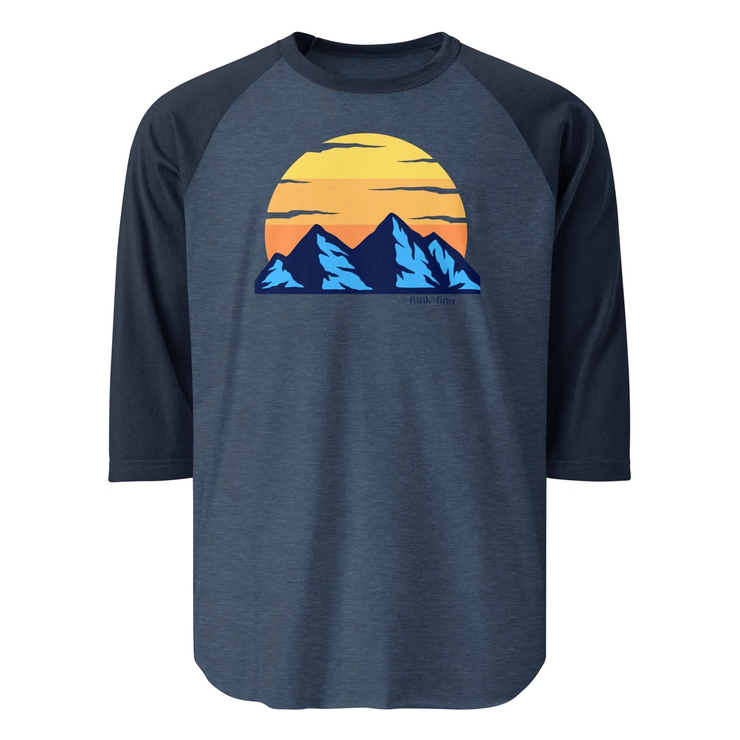 blu mountains | baseball tee - f u n k + f i n a